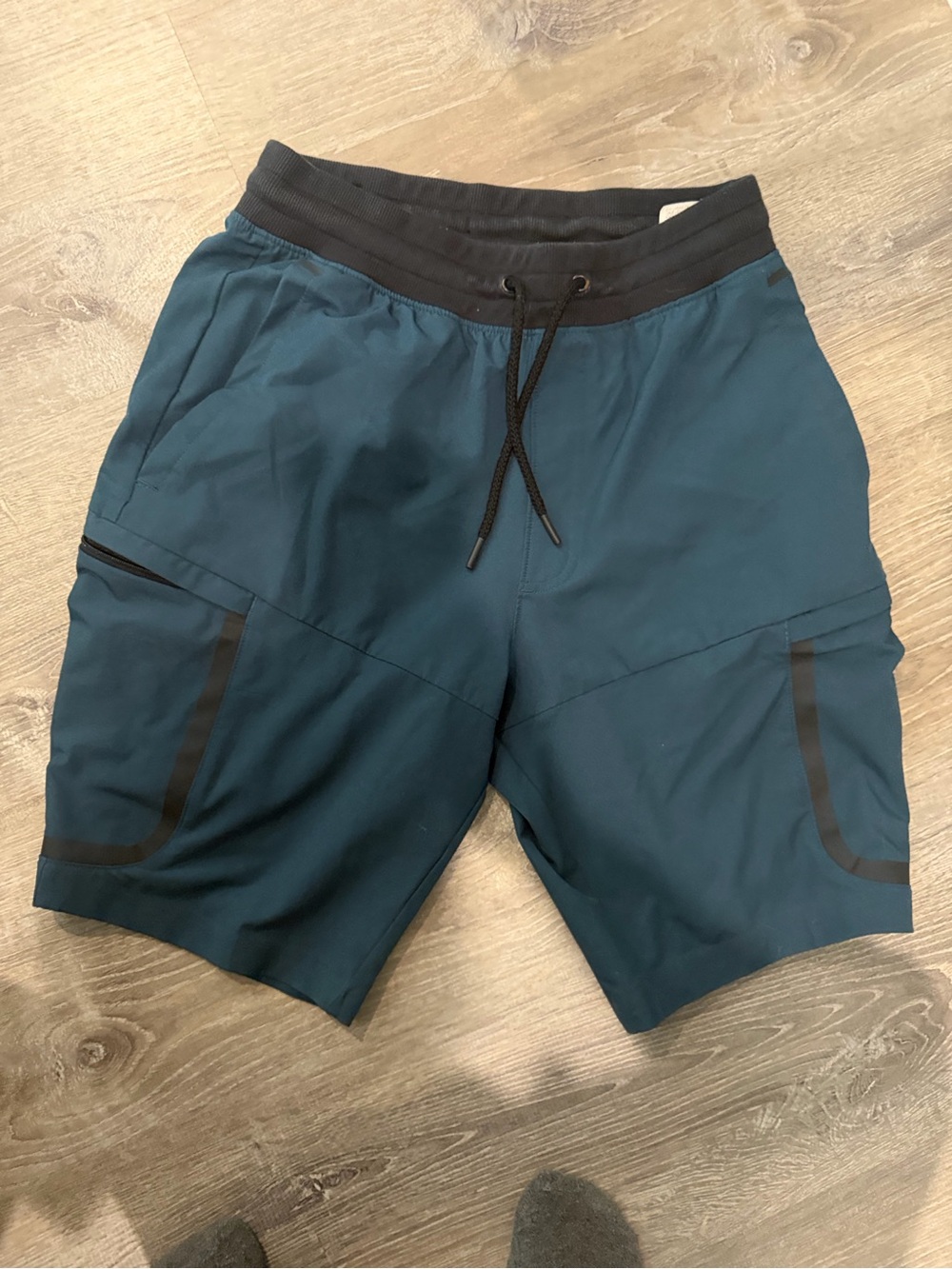 Under Armour Men's Athletic Shorts - Teal with Black Trim
